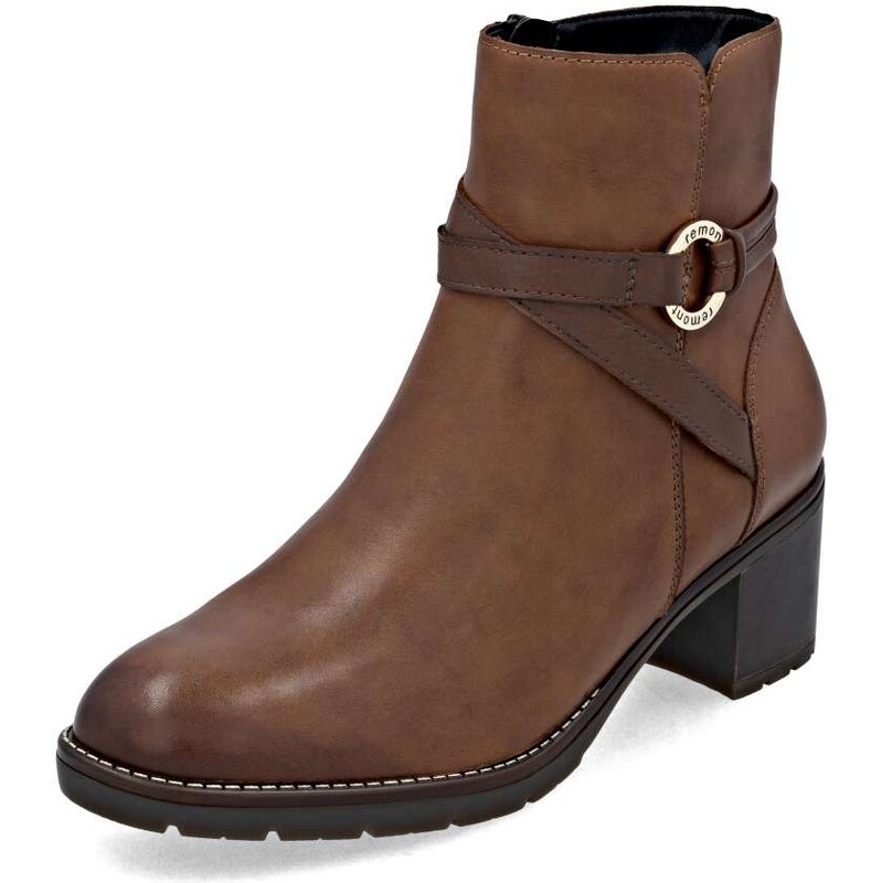 RIEKER Dámska členková obuv REMONTE D2A73-25 hnedá W5 63978622