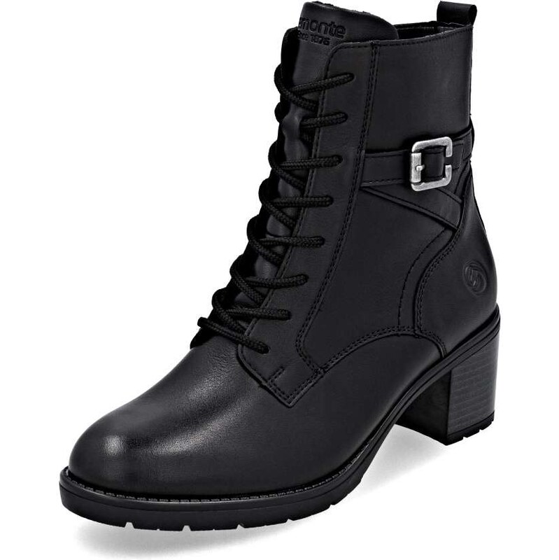 RIEKER Dámska členková obuv REMONTE D2A74-01 čierna W5 63978623