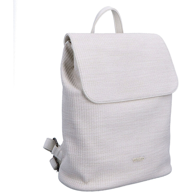 Mestský batoh zo syntetickej kože Carmelo béžová 4312 K 64020879