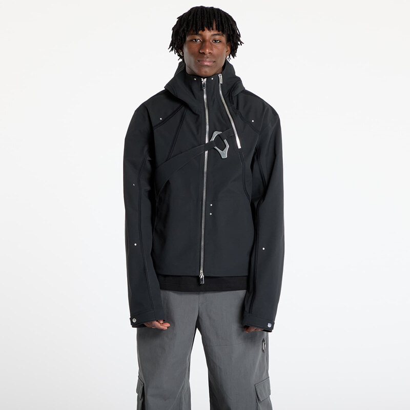 Bunda HELIOT EMIL Moire Technical Jacket Black 52 63981174