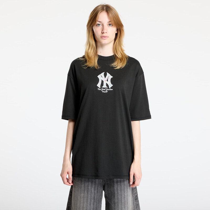 Tričko New Era New York Yankees MLB Infill Oversized Tee UNISEX Black 63935681