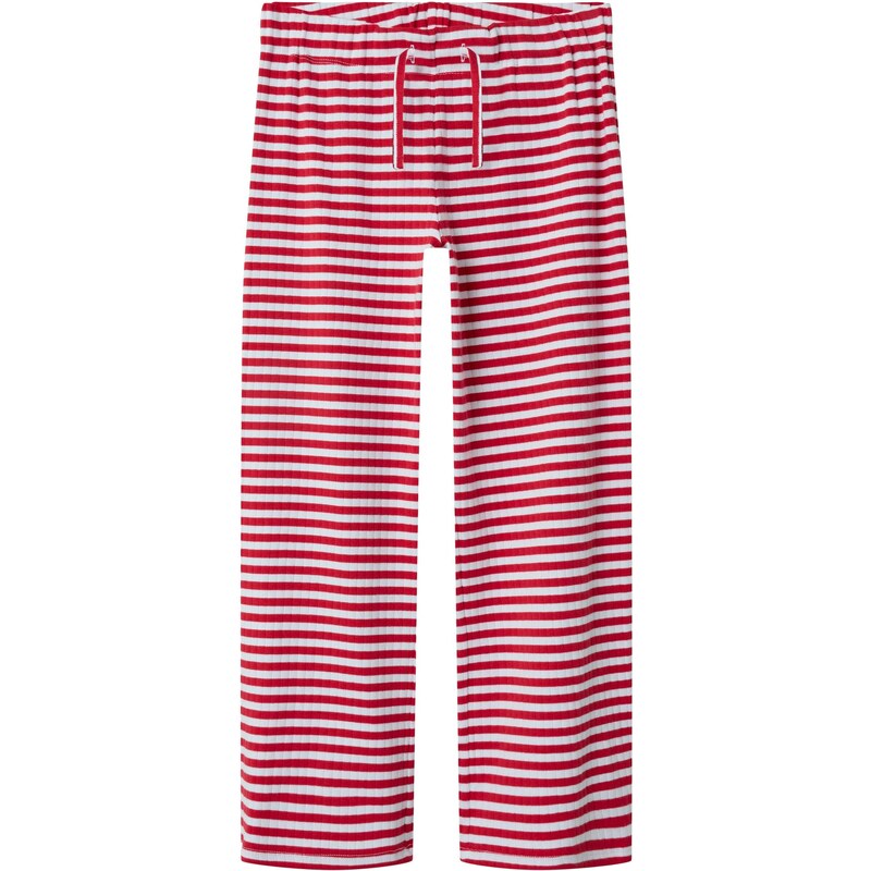 NAME IT Nohavice Suraja červená / šedobiela 61983871