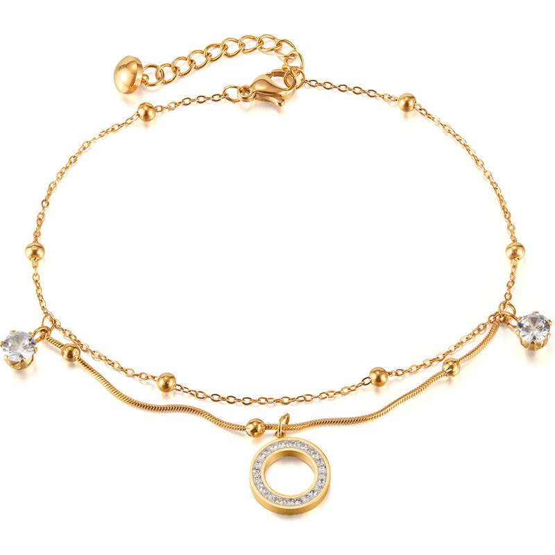 Náramok na nohu z chirurgickej ocele PHYLLIS 63989411