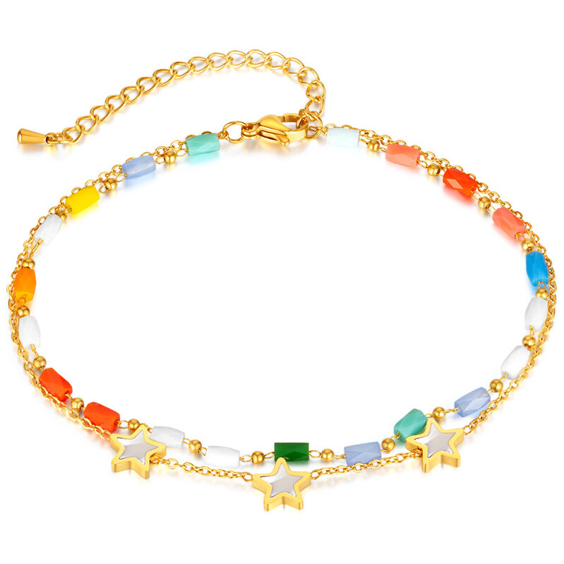 Náramok na nohu z chirurgickej ocele ENKELEDA 63989418