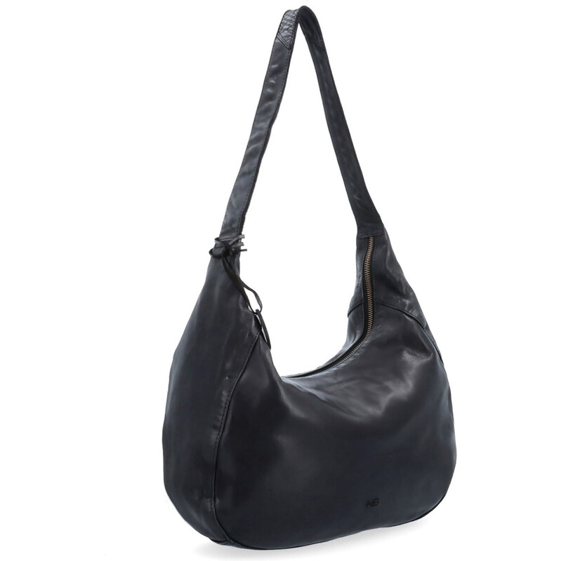 Kožená kabelka cez rameno Noelia Bolger čierna NB 2410 C 64020948