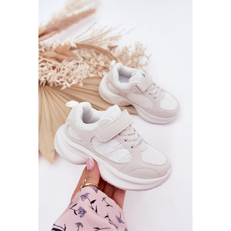 Boto Detská Športová Obuv Tenisky Na Suchý Zips Biele Selinea 64695906