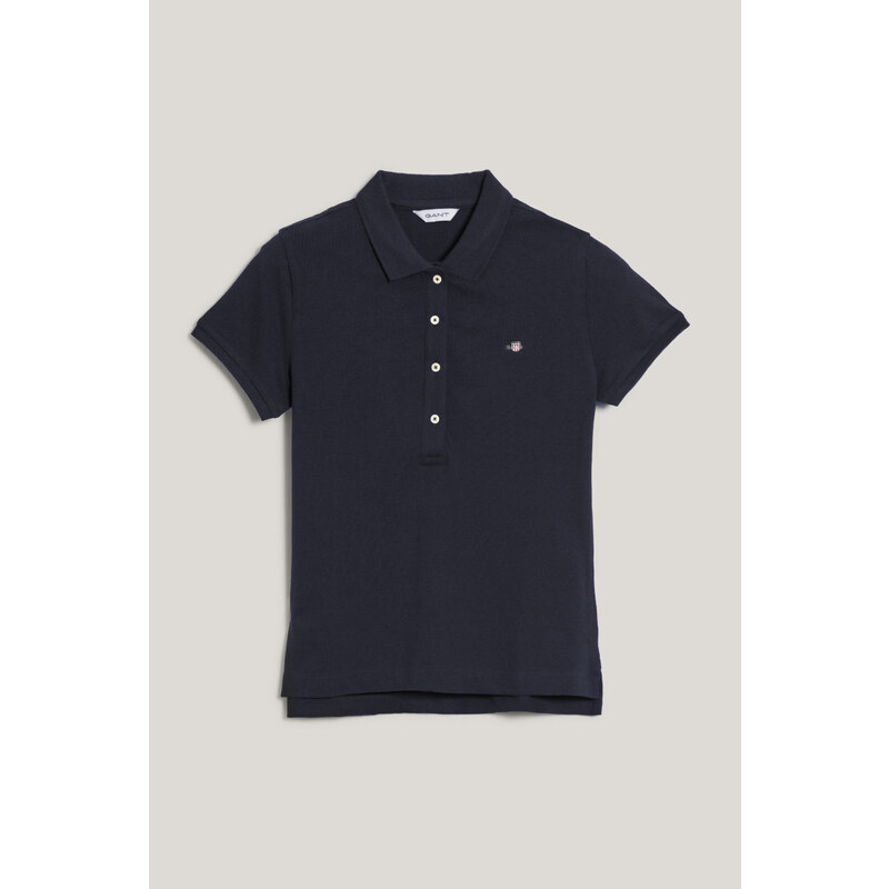 POLOKOŠEĽA GANT SLIM SHEILD CAP SLEEVE PIQUE POLO EVENING BLUE 62916413