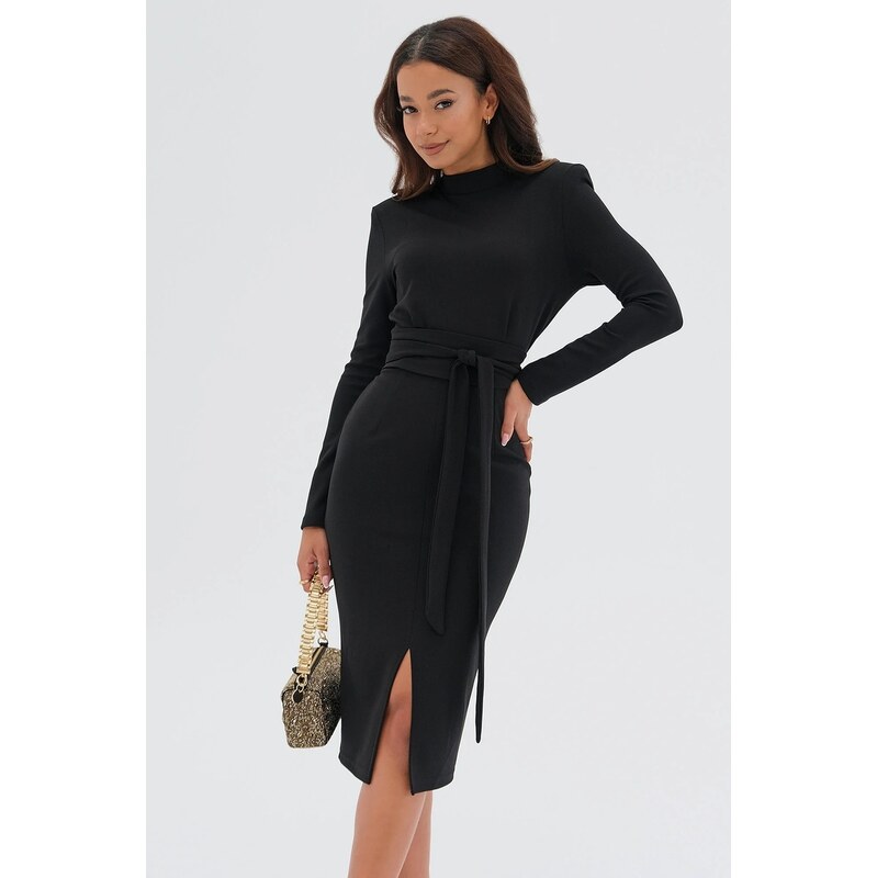 Mosquito Dámske elegantné puzdrové šaty Lucia čierne, Farba čierna 64004153