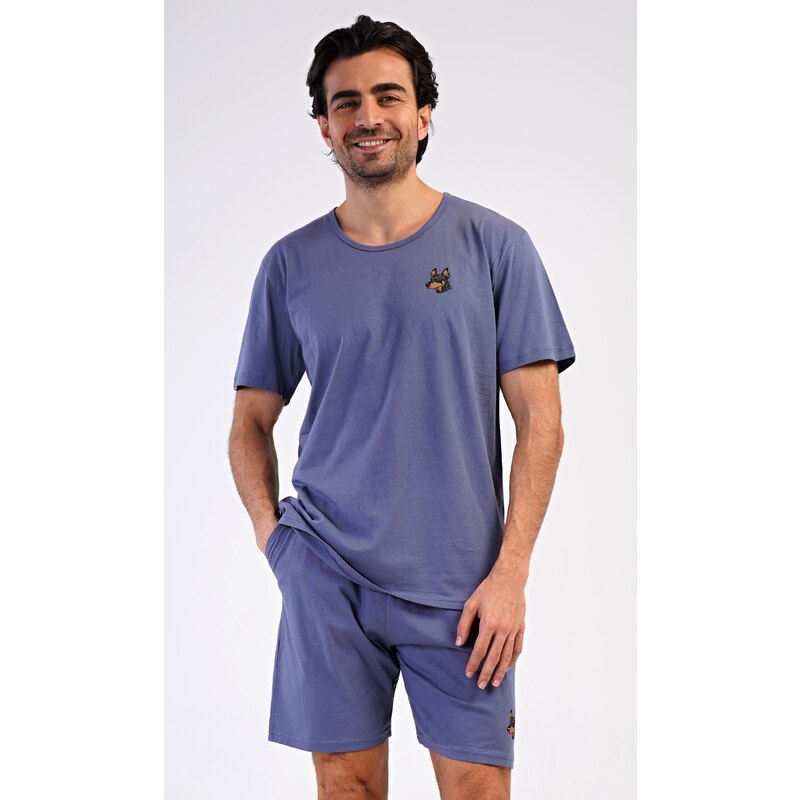 Vienetta MAN Pánske pyžamo šortky Pes 64004602