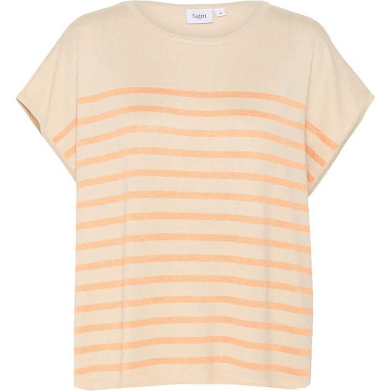 SAINT TROPEZ Sveter Mila broskyňová / svetlooranžová 64008897