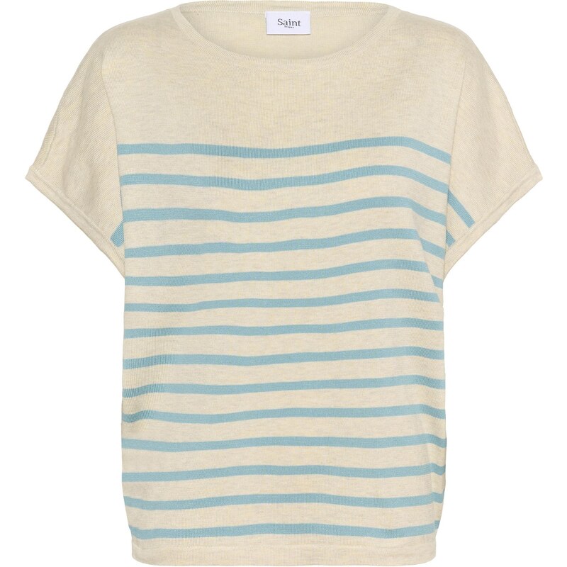 SAINT TROPEZ Sveter MilaSZ slonová kosť / svetlomodrá 64008899