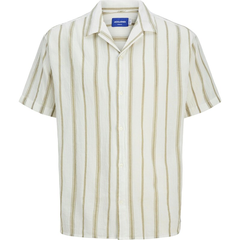 Jack & Jones Junior Košeľa kaki / biela 64009115