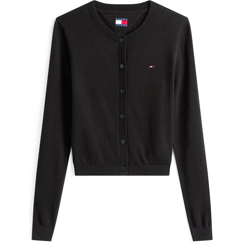 Tommy Jeans Kardigán ESSENTIAL čierna 64009141