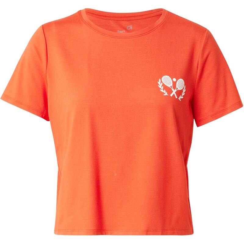 GAP Tričko oranžovo červená / biela 64009256