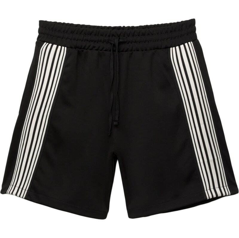 Pull&Bear Nohavice STWD čierna / biela 64009194