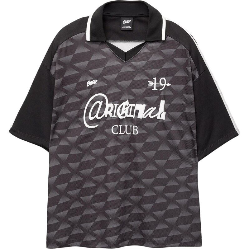 Pull&Bear Tričko sivá / čierna / biela 64167198