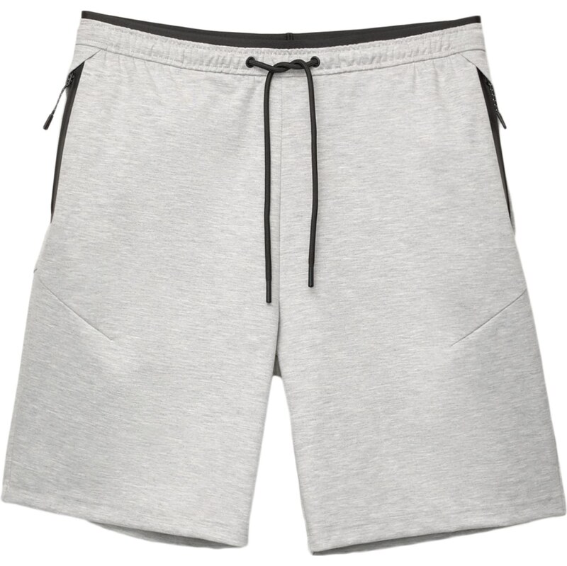 Pull&Bear Nohavice sivá melírovaná 64009459