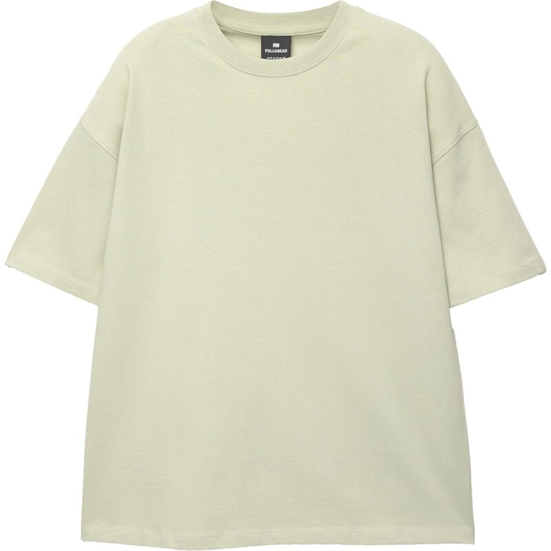 Pull&Bear Tričko pastelovo zelená 64167213