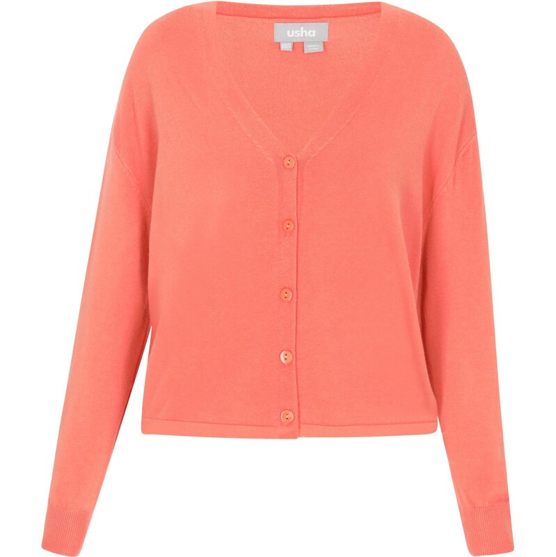 Usha Kardigán Classic Look marhuľová 65647457