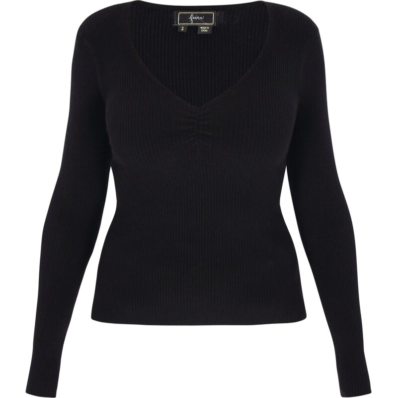 faina Sveter Comfortable čierna 65694039