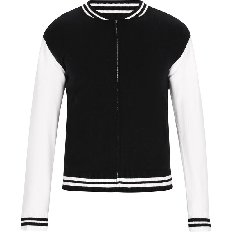 MO Kardigán čierna / biela 64333284