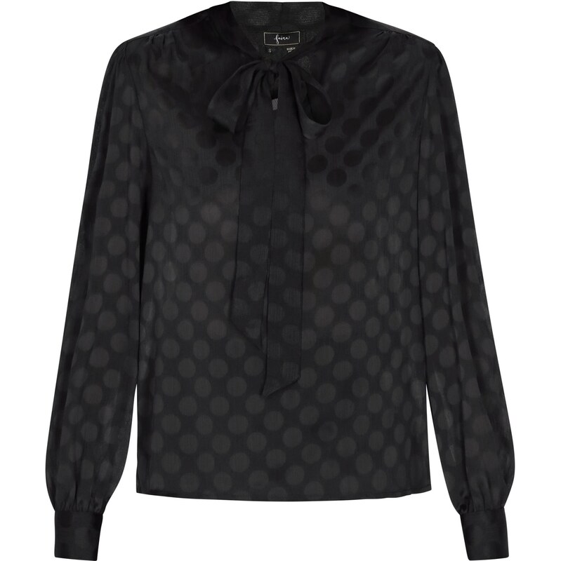 faina Blúzka Fashion Look antracitová / čierna 65875395