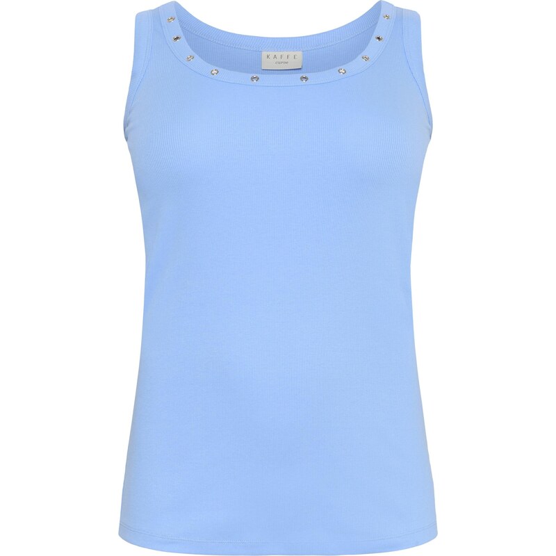 KAFFE CURVE Top KCCarina azúrová 65878736
