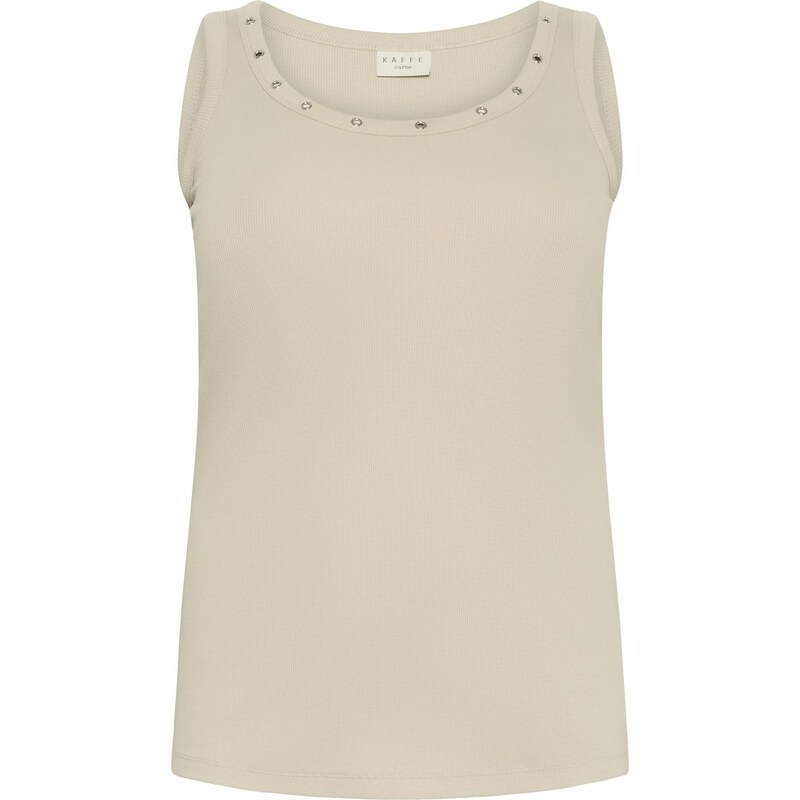 KAFFE CURVE Top KCcarina sivobéžová 65878737