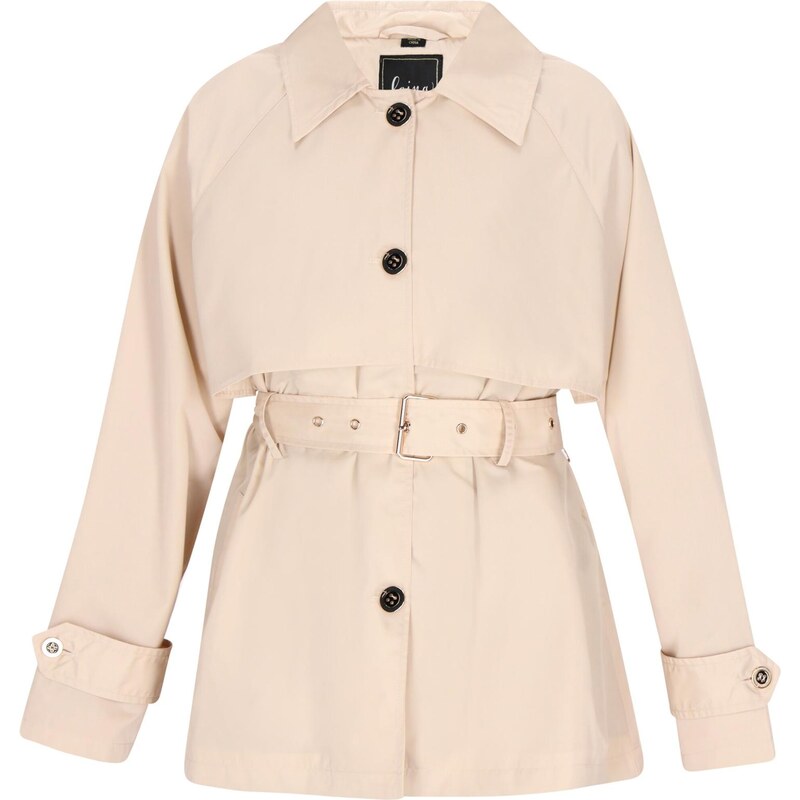 faina Prechodný kabát Outwear béžová 65323227