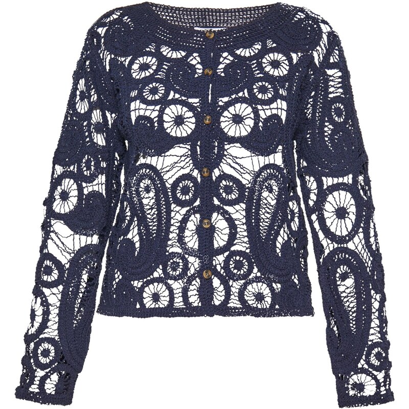 usha FESTIVAL Kardigán Fashion Look námornícka modrá 65876286