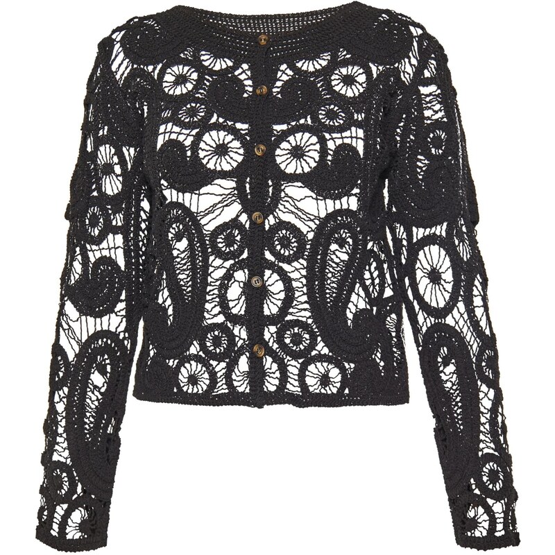 usha FESTIVAL Kardigán Fashion Look čierna 65876273