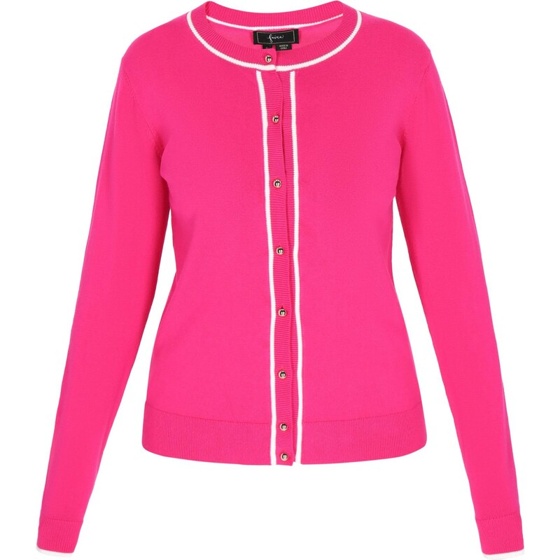 faina Kardigán ružová / biela 65876562