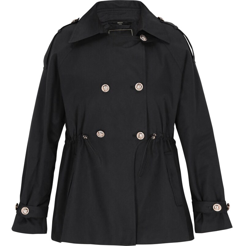 faina Prechodný kabát čierna 65876586