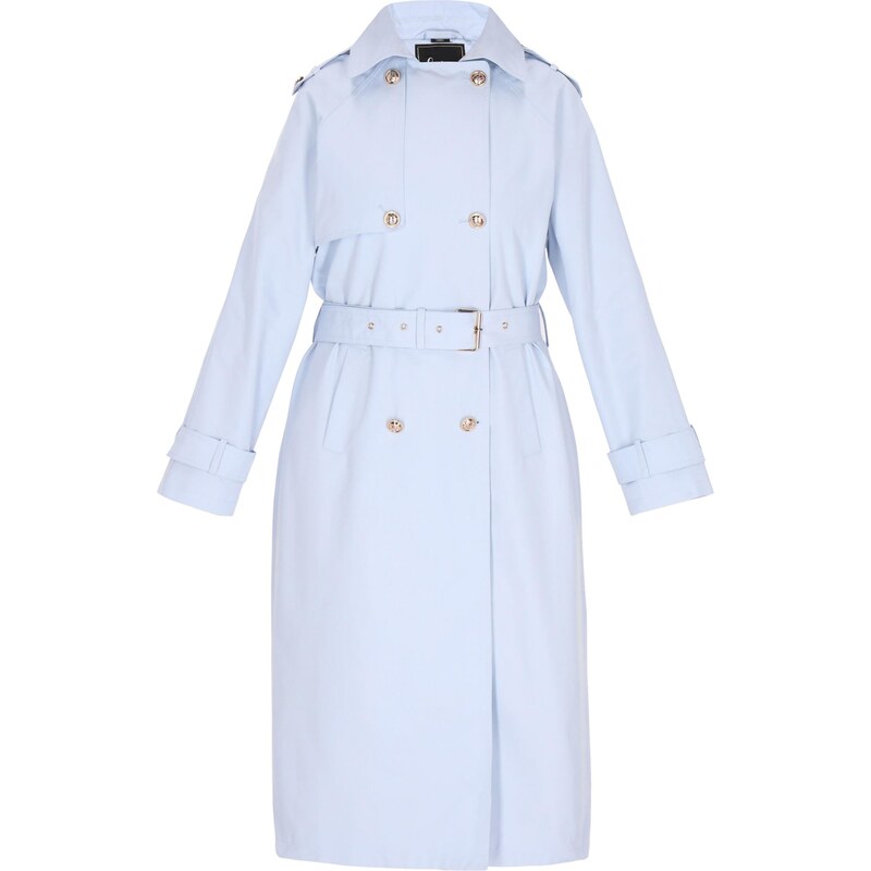 faina Prechodný kabát svetlomodrá 65252563