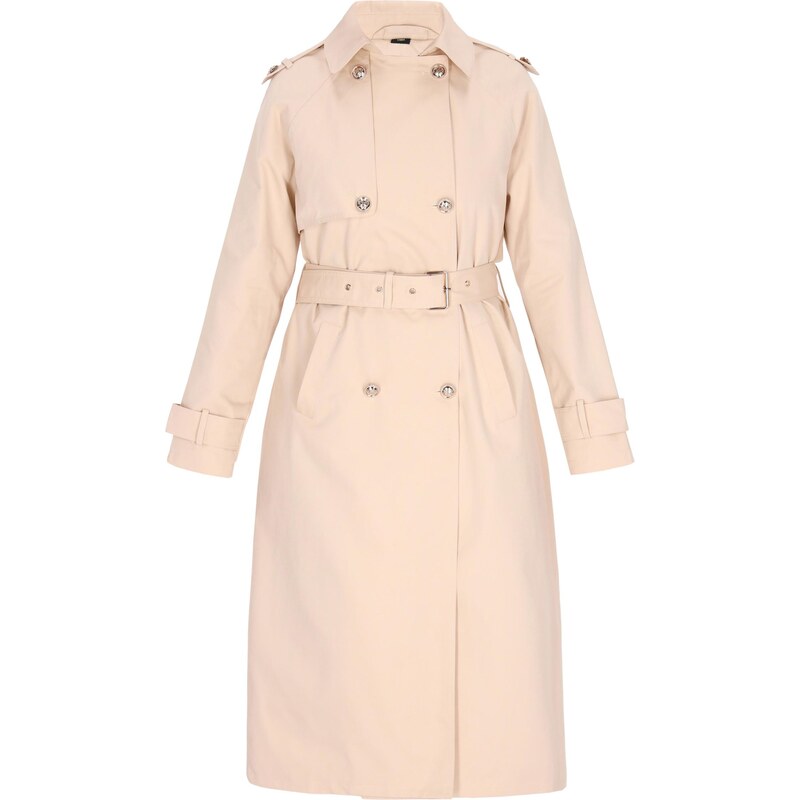 faina Prechodný kabát svetlobéžová 65252564