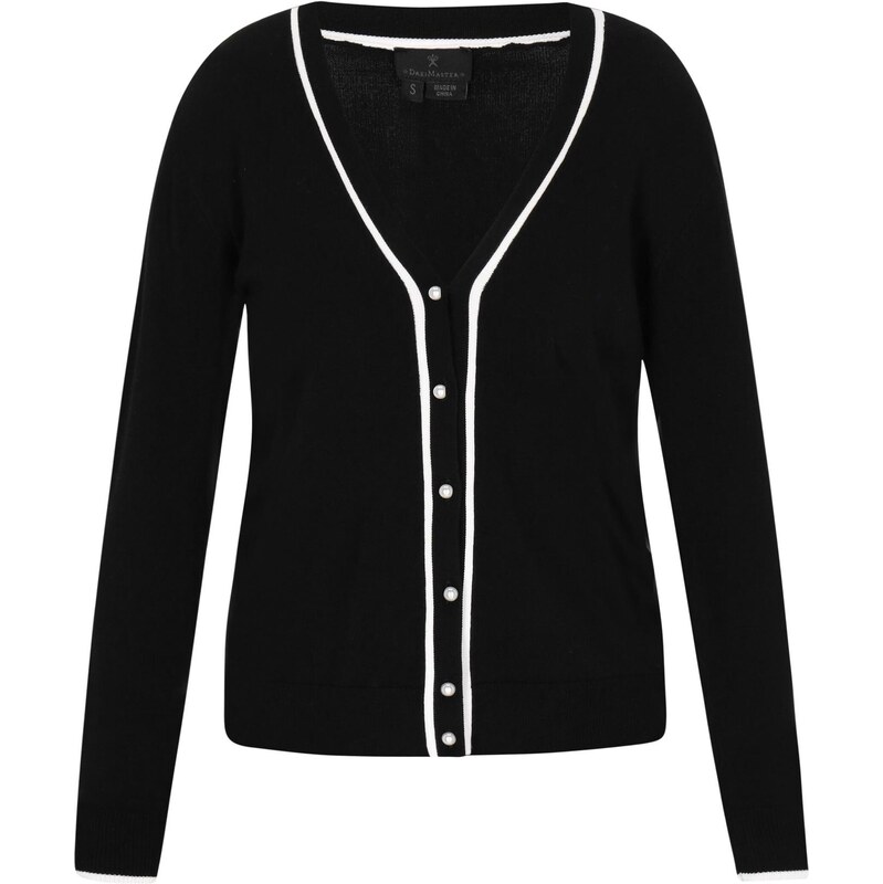 DreiMaster Klassik Kardigán čierna / biela 64087449
