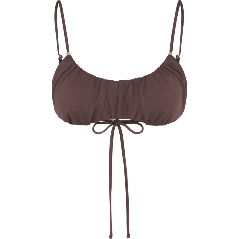 LeGer by Lena Gercke Bikinový top Dotta tmavohnedá 65877622