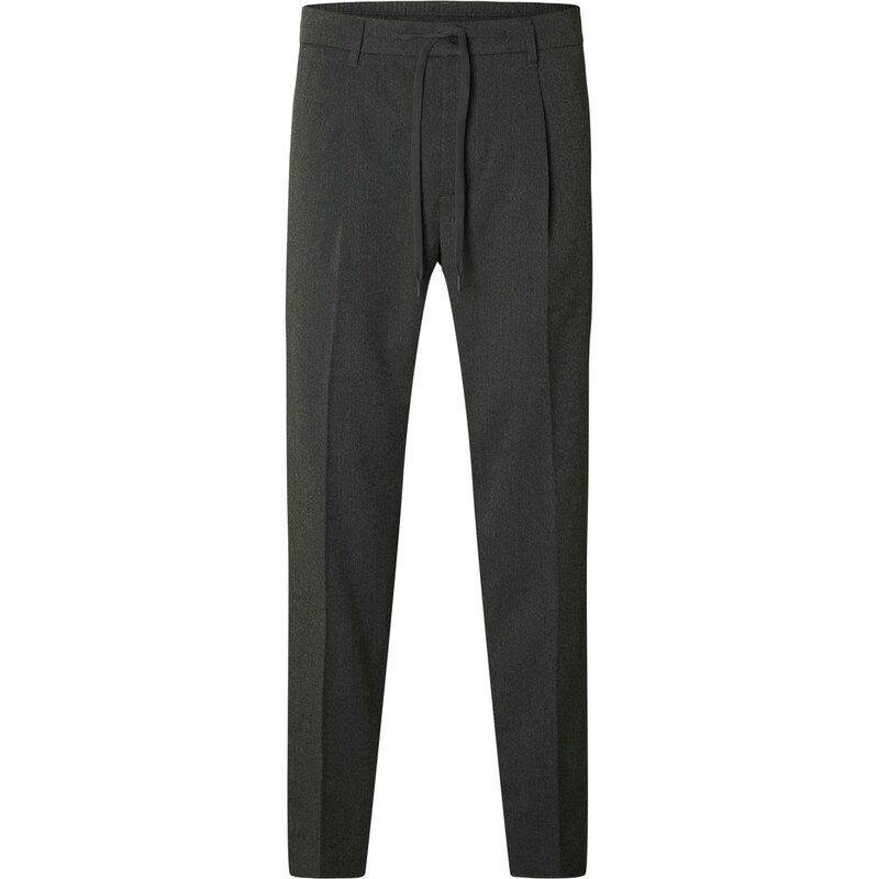 SELECTED Nohavice s pukmi SLHLeroy tmavosivá 65343698