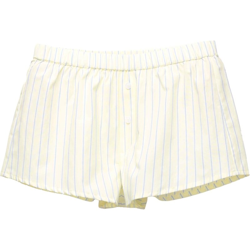 Pull&Bear Nohavice modrá / pastelovo žltá 65880409