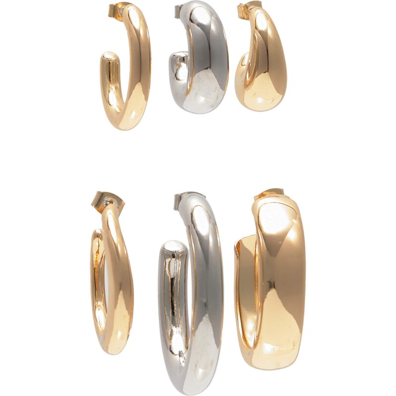 Pull&Bear Náušnice zlatá / strieborná 65880421