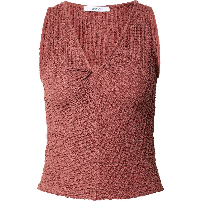 ABOUT YOU Top Carla hrdzavo červená 66008216