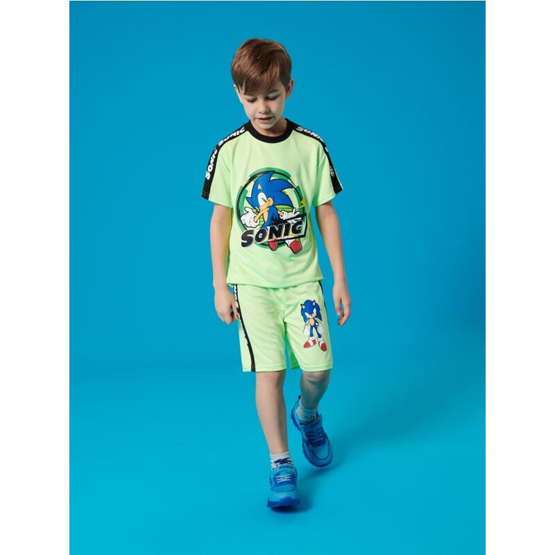 Sinsay - Kraťasy Sonic The Hedgehog - mätová zelená 65744925
