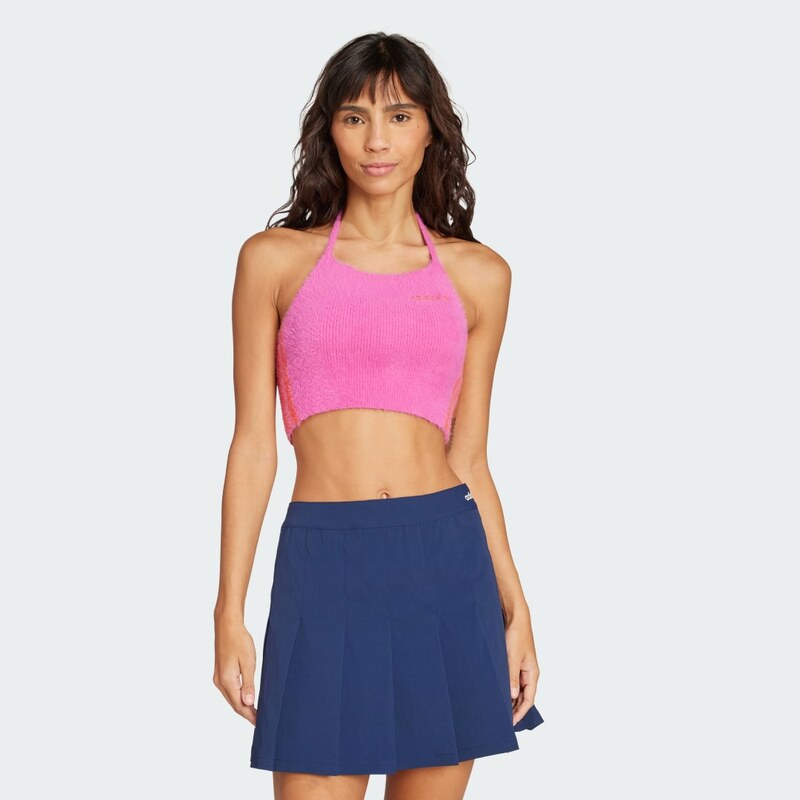 Adidas Chlpatý úpletový top okolo krku 64009801