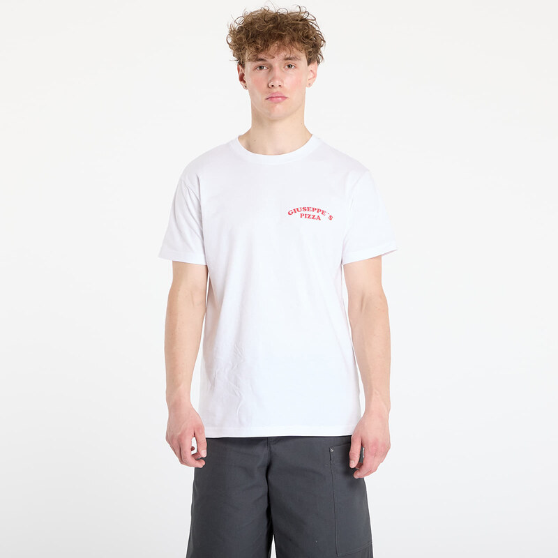 Tričko Urban Classics Giuseppes Pizzeria Tee White XL 55654057