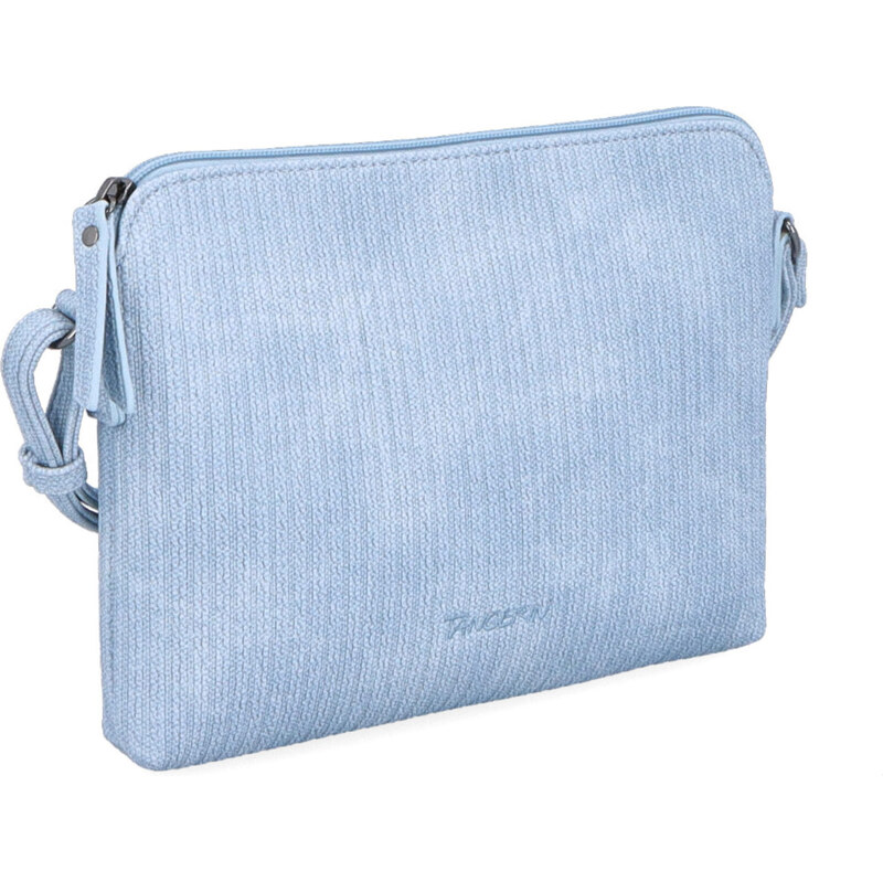 Kabelka zo syntetickej kože crossbody Tangerin modrá 7014 SM 64020650