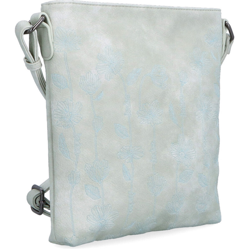 Kabelka zo syntetickej kože crossbody Indee sivá 6329 S 64020748