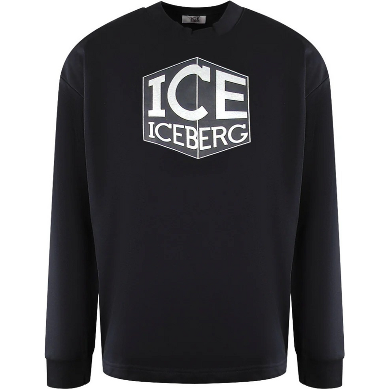 ICEBERG Silver Black mikina 64013748