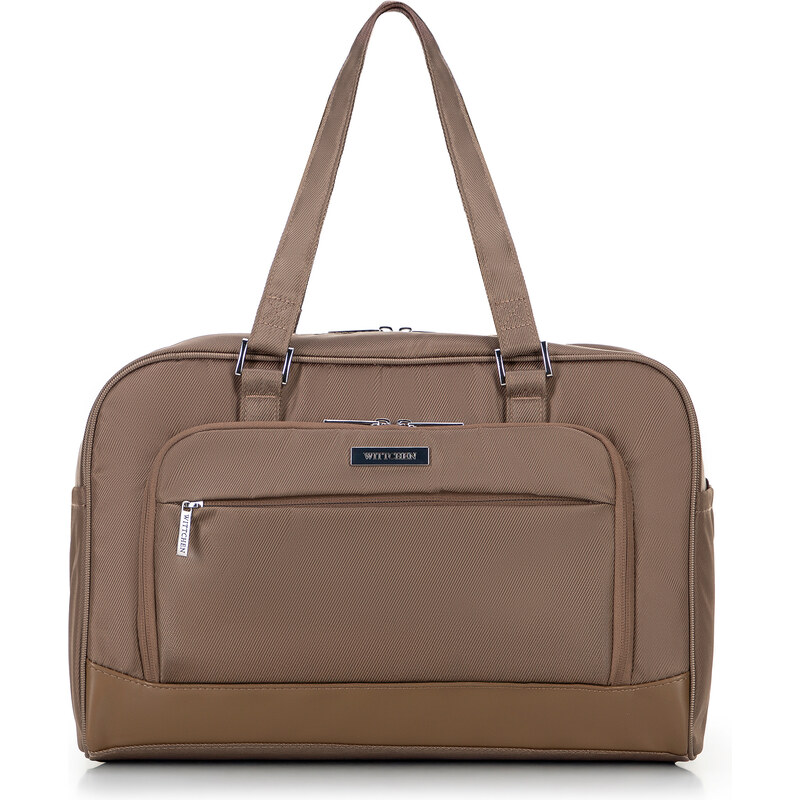 Wittchen Hnedá multifunkčná cestovná taška do lietadla s RFID ochranou 66066925