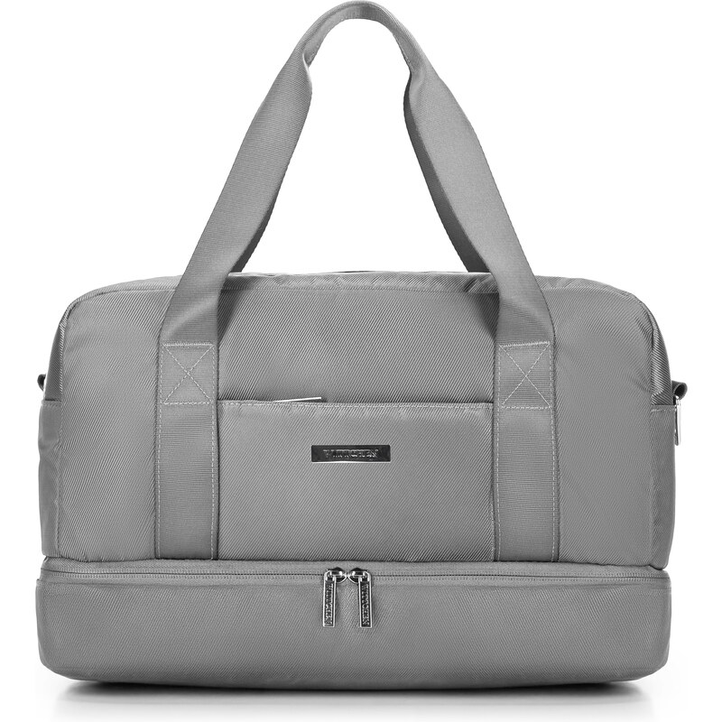 Wittchen Tmavosivá multifunkčná cestovná taška do lietadla s 66066927