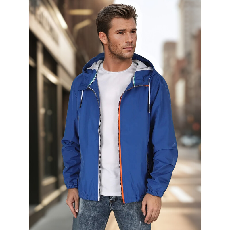 BASIC Pánska modrá prechodná bunda TX4699 57839089